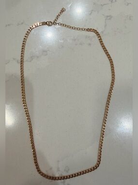 Mejuri 14k Gold Curb Chain Necklace 14-16in
